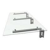 Haustür Vordach Glas - 180cm x 80cm