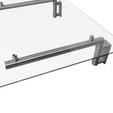 Haustür Vordach Glas - 180cm x 80cm