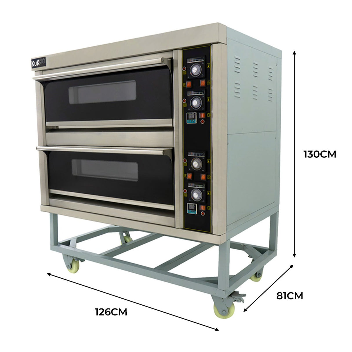 KuKoo großer gewerblicher Pizza- und Backofen