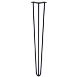 4 x  Tischbeine Hairpin Legs 71cm -Schwarz