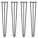 4 x  Tischbeine Hairpin Legs 71cm -Schwarz
