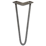 4 x 30.5cm Hairpin Tischbeine 2 Streben