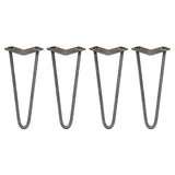 4 x 30.5cm Hairpin Tischbeine 2 Streben