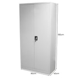 MonsterShop abschließbarer Aktenschrankt 180cm
