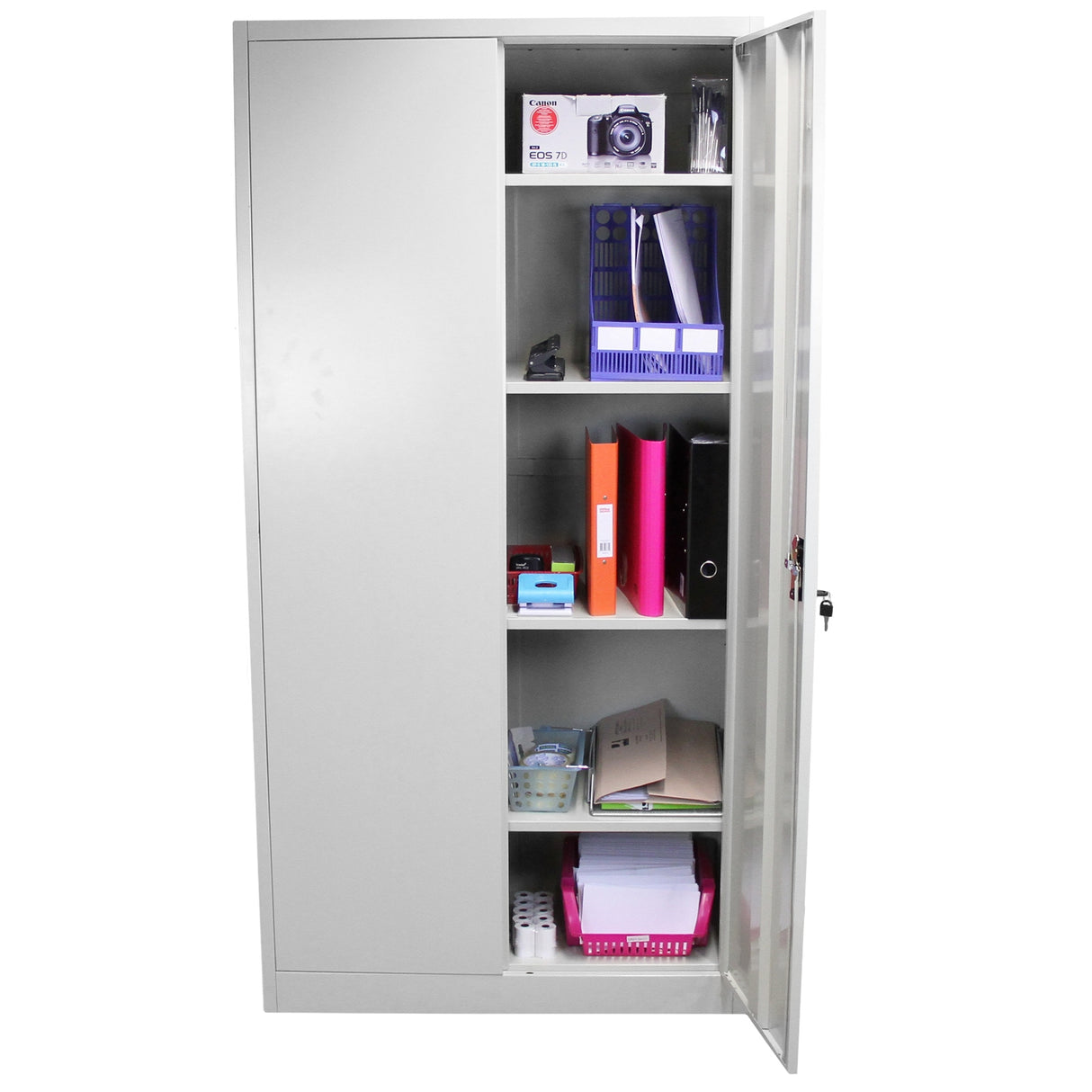 MonsterShop abschließbarer Aktenschrankt 180cm