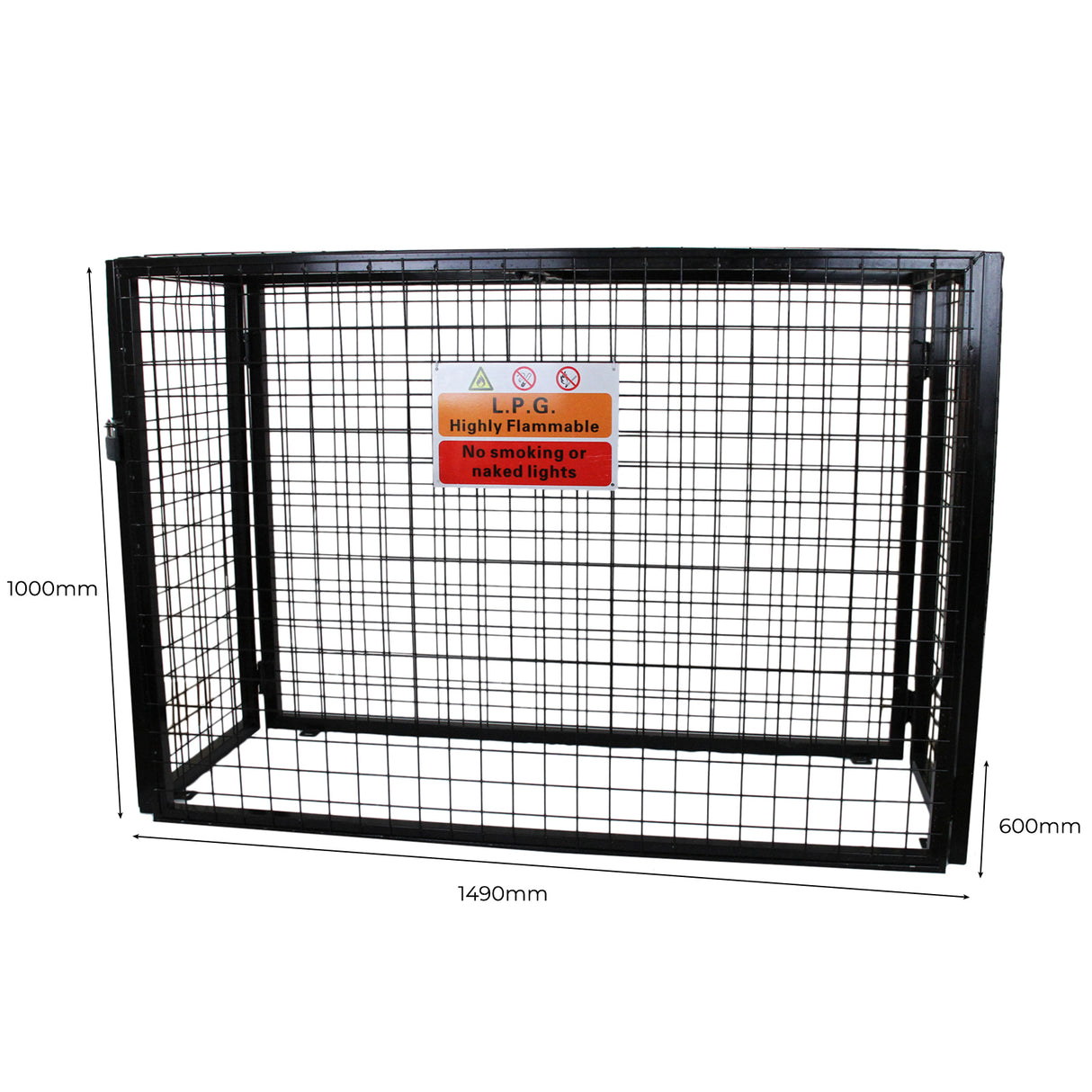Gasflaschen-Depot Gasflaschenlagerung 100cm