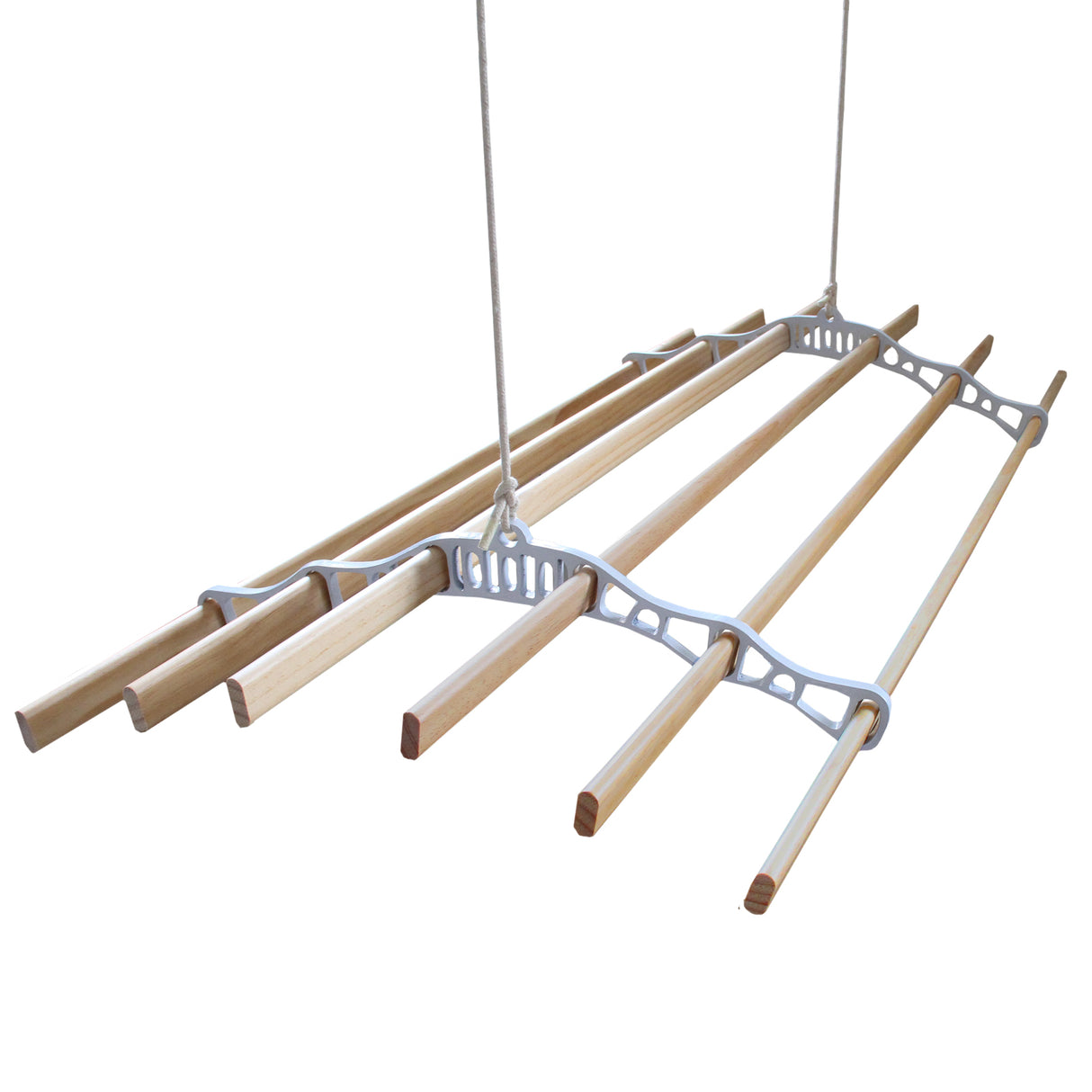 Deckentrockner aus Holz - Weiß - 1.5m