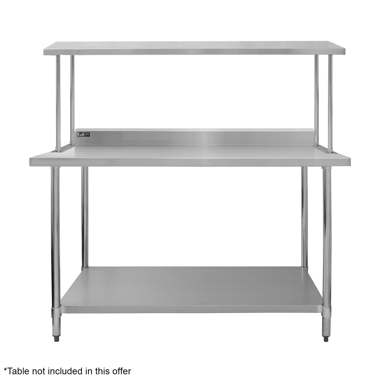 Kukoo Gastronomie Edelstahl Regal 150cm