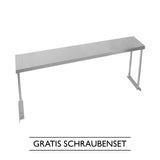 Kukoo Gastronomie Edelstahl Regal 150cm