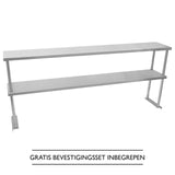 Kukoo Gastronomie Edelstahl Regal 180cm