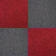 Anthrazitfarbene Teppichfliesen mit feiner Textur, ideal für moderne Räume, bieten eine stilvolle und langlebige Bodenlösung in 10m²