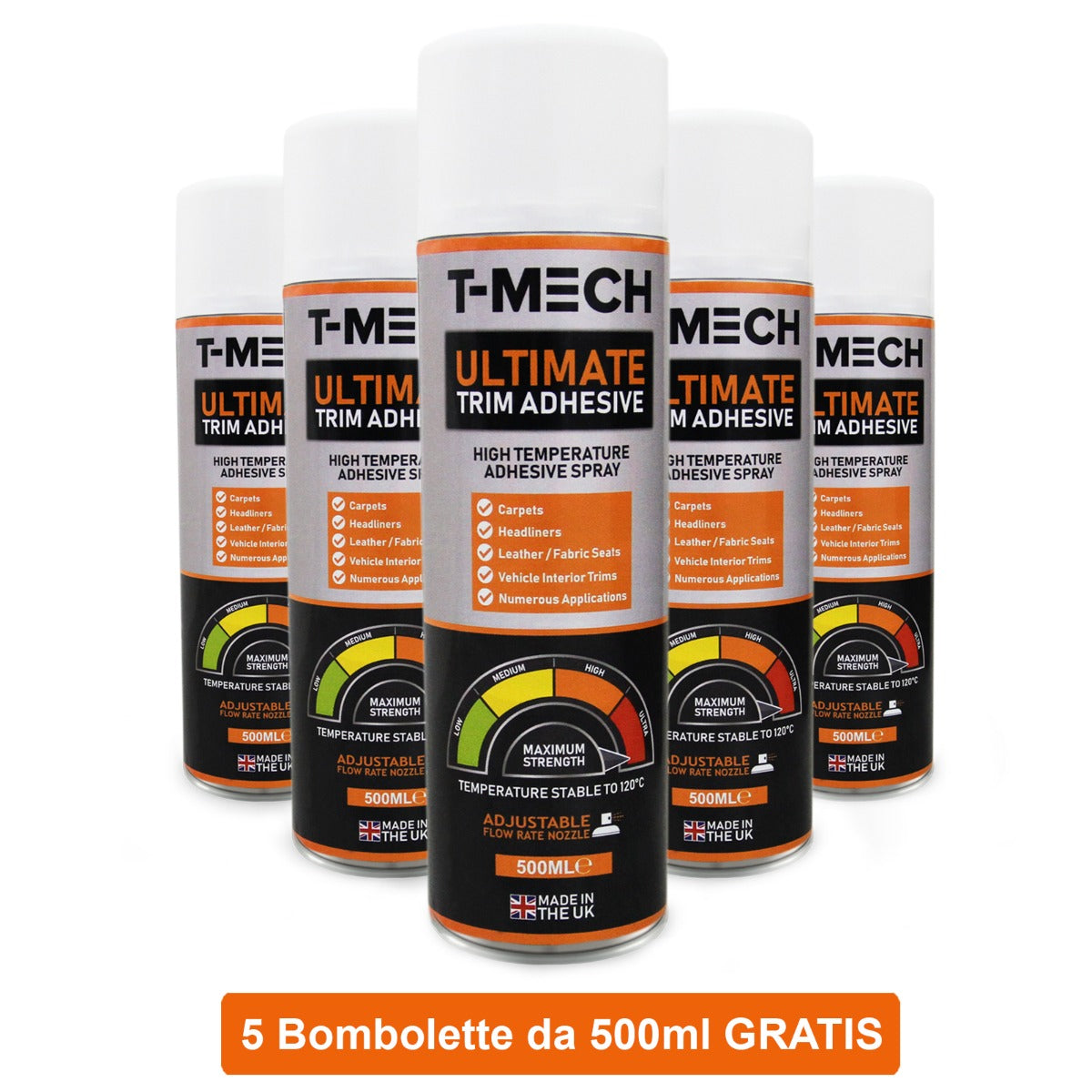 11qm Silber Grau Teppich-Verkleidung, Kleber & VW Caddy Regal im Set