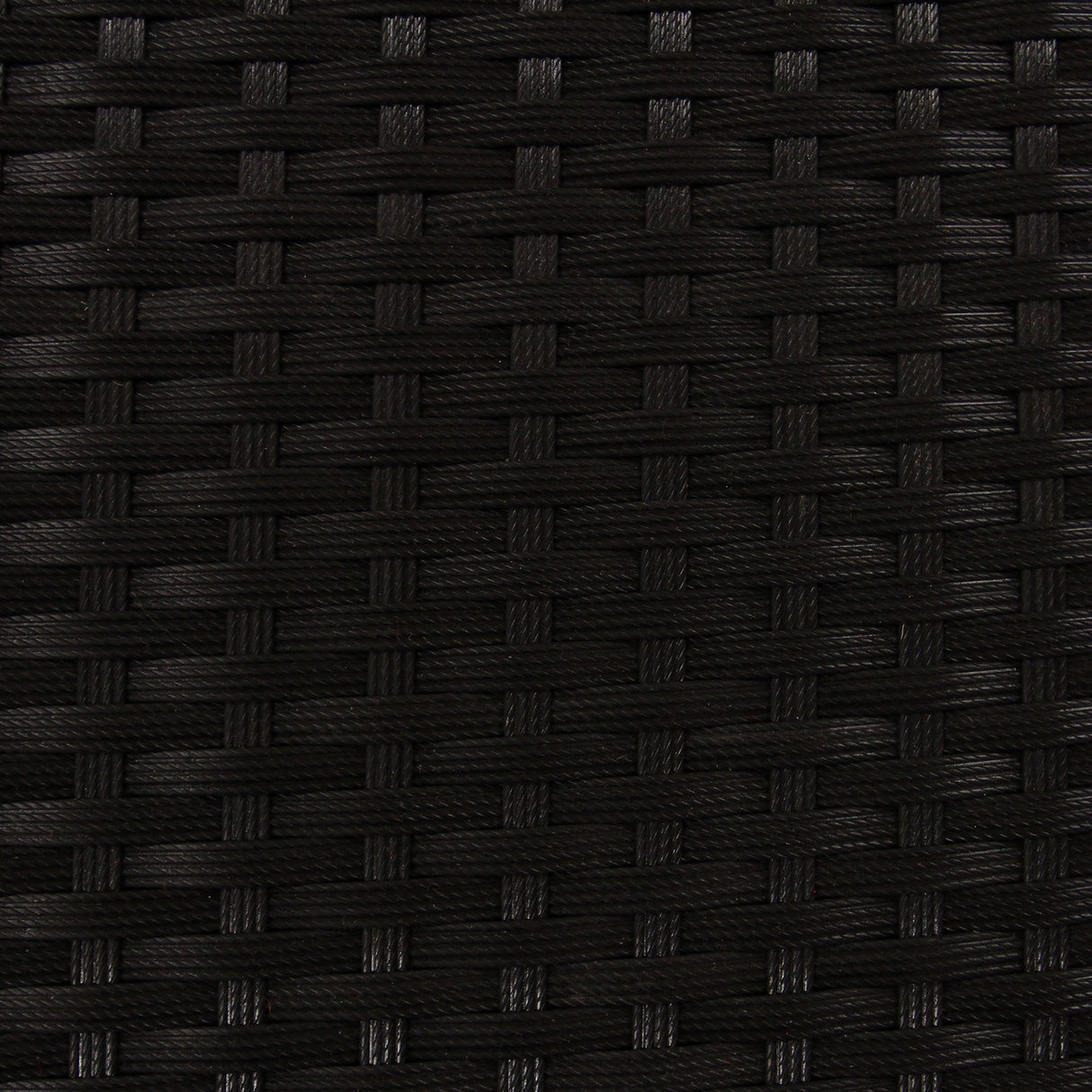 Jardí Rattan Bistro Set Schwarz