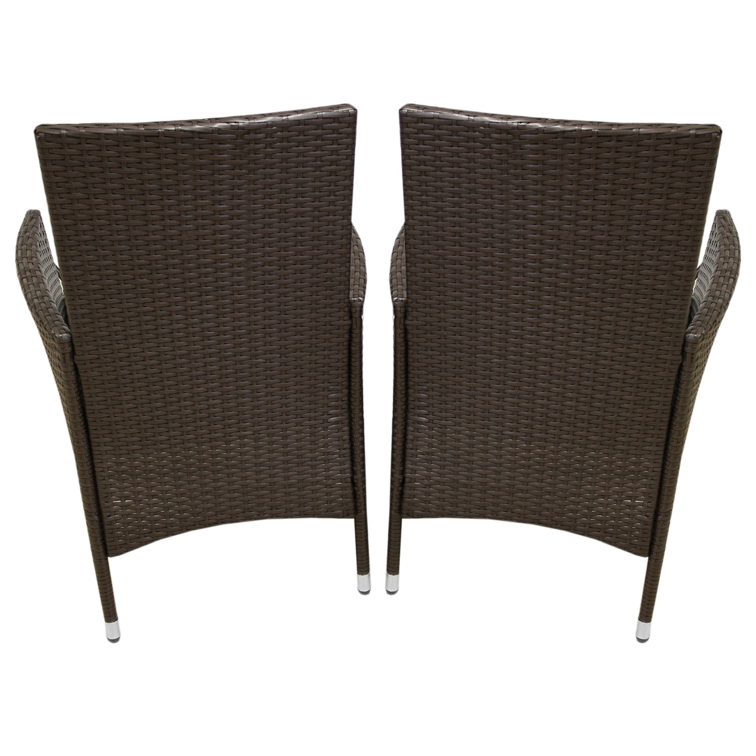 Jardí Rattan Bistro Set Braun
