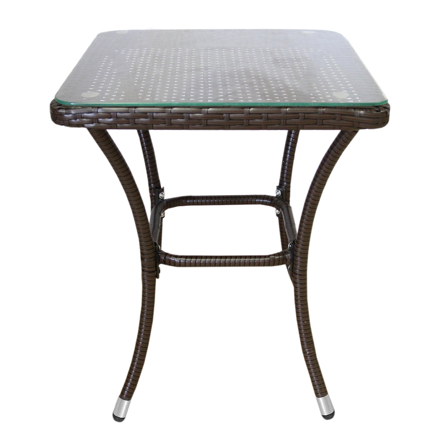 Jardí Rattan Bistro Set Braun