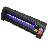 Der 38 Swing LED-Vinylschneider in Schwarz mit leuchtendem UV-Licht, Tastenfeld und präziser Schneidefunktion für kreative Projekte