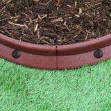 Rasenkante Beeteinfassung Terracotta 14 Stück