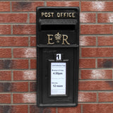 Briefkasten mit Bodenständer - Schwarz
