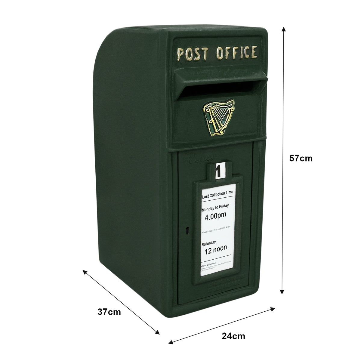 Briefkasten im Irischen Stil - Grün
