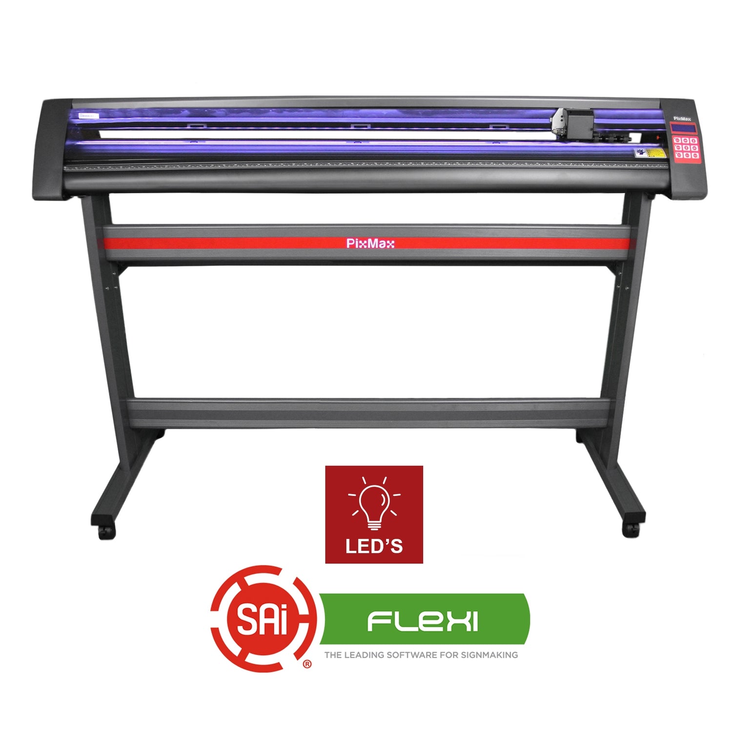 1350 LED Schneideplotter mit Ständer & Flexistarter Software