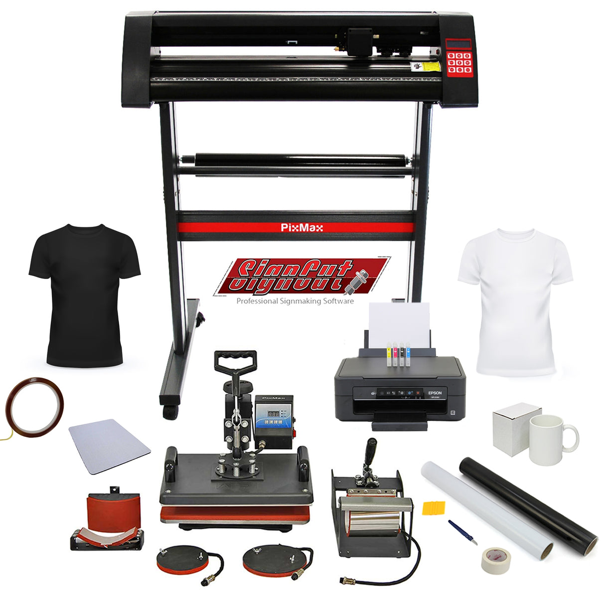 PixMax Da Vinci Set 5 in 1 Transferpresse , Schneideplotter, Drucker
