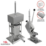 15L kommerzieller, elektrischer Wurstfüller & Wurstclipper