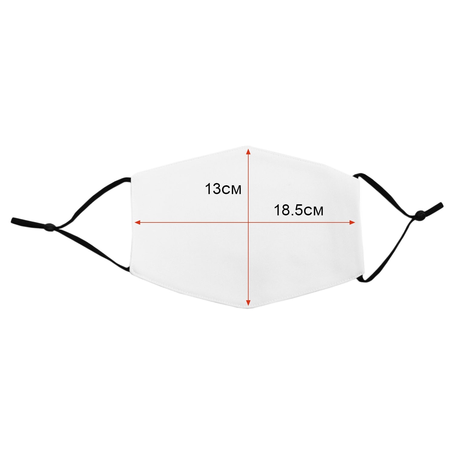 Gesichtsmasken - Groß / 10er Packung