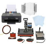 10 Gesichtsmasken für den Sublimationsdruck, 5-in-1 Hitzepresse & Epson Drucker