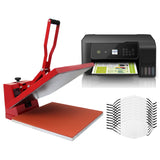 10 Gesichtsmasken für den Sublimationsdruck, 38cm Transferpresse & Drucker