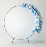 Hochzeit Ballonbogen Silber 200cm