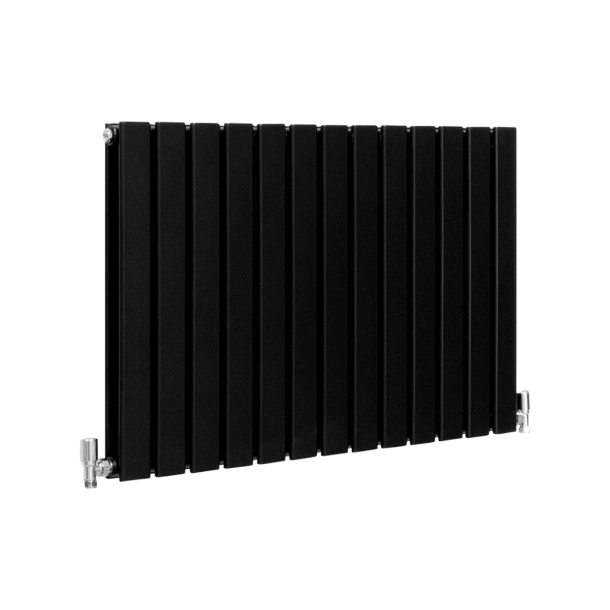 Paneelheizkörper Matte Schwarz 600mm x 910mm