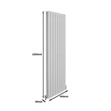 Paneelheizkörper Glänzendes Weiß 1600mm x 560mm
