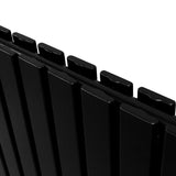 Paneelheizkörper Matte Schwarz 1600mm x 560mm