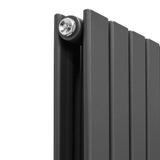 Paneelheizkörper Anthrazit Grau 1800mm x 280mm
