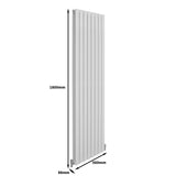 Paneelheizkörper Glänzendes Weiß 1800mm x 560mm
