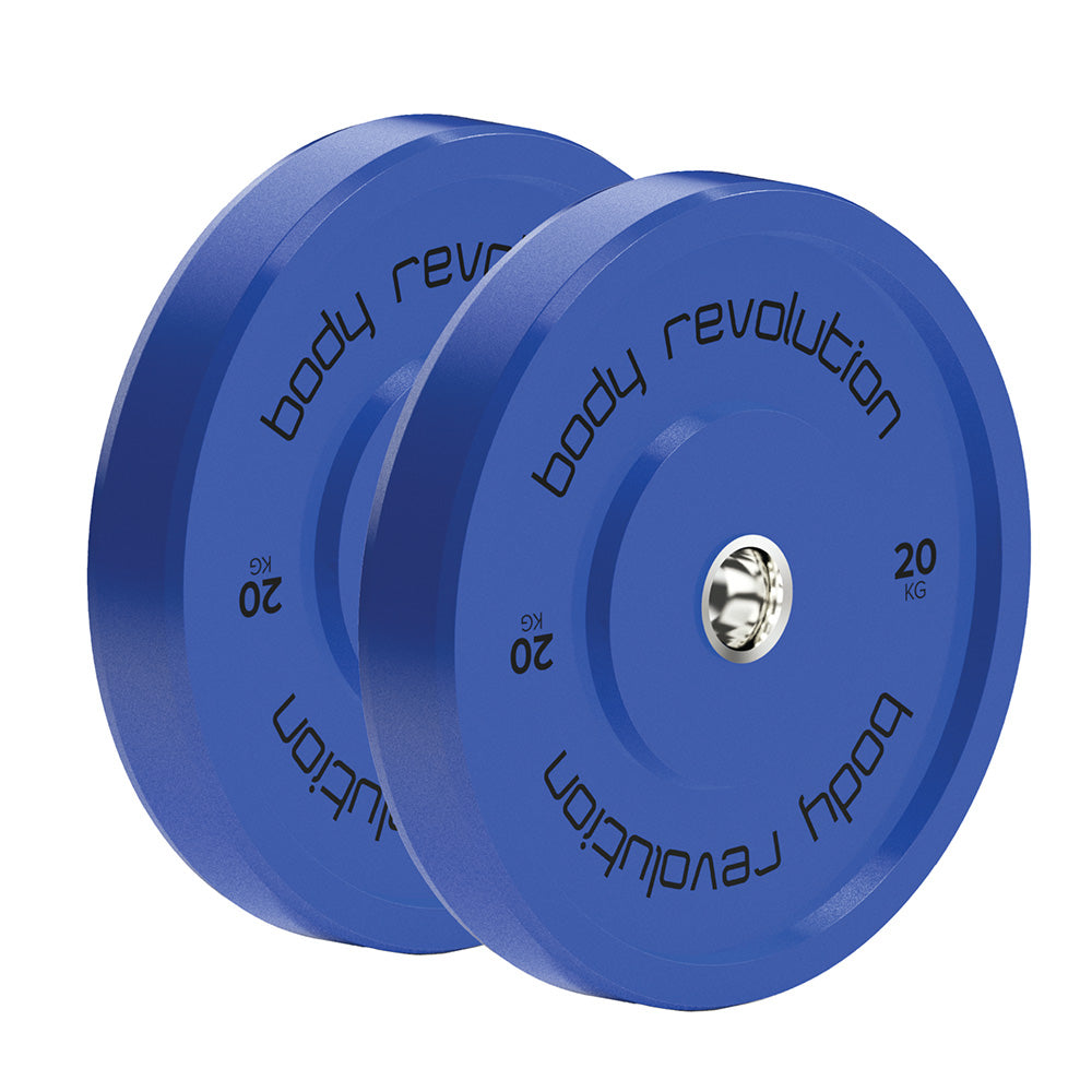 Body Revolution 80kg Set Olympische Gummischeiben