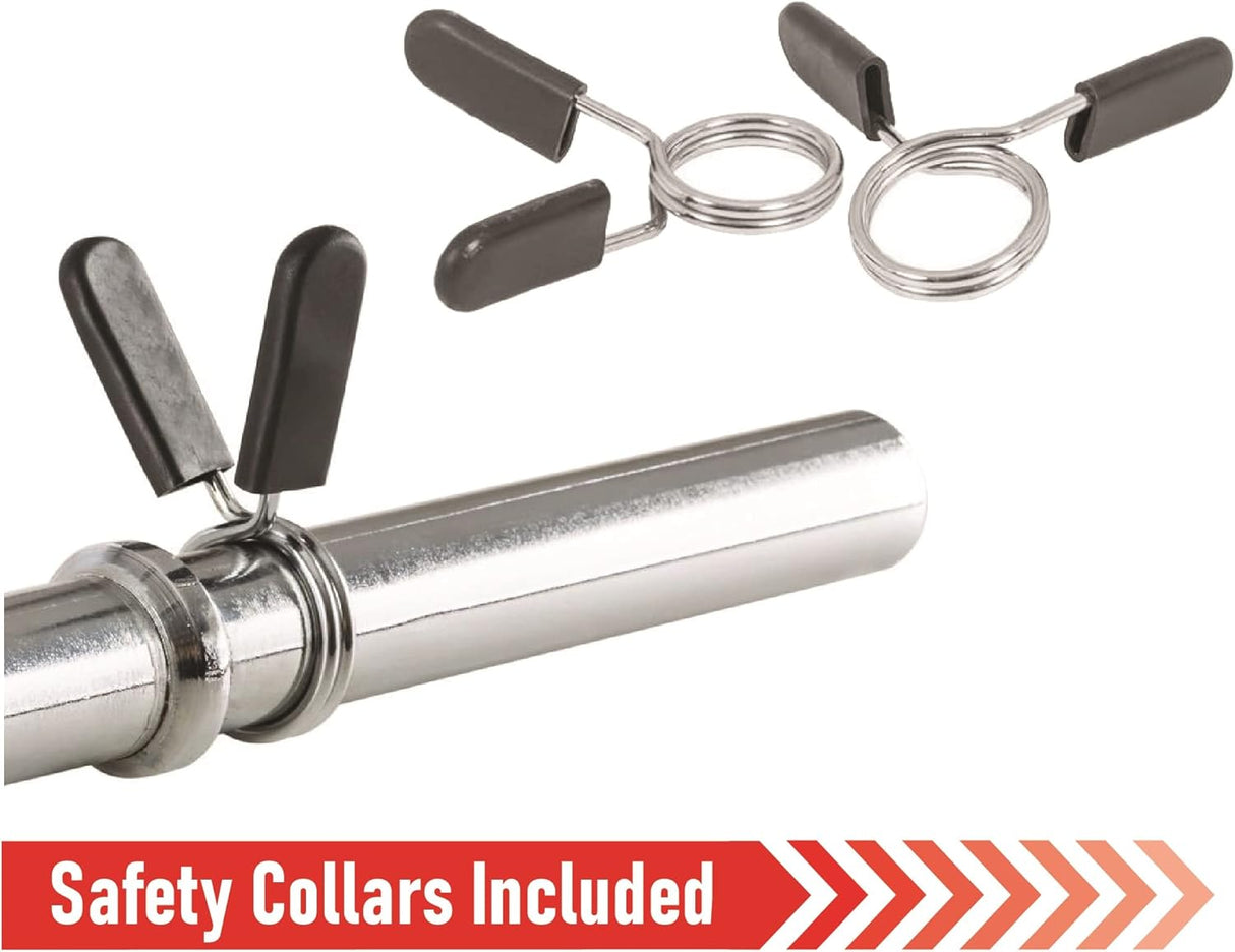 Gerade Hantelstange 1.2m Standard 1” Body Revolution mit Springlock