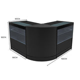 Selene LED Verkaufstheken-Set CM60 + C900 (2 Stück) – Schwarz