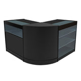 Triton LED Verkaufstheken-Set CM60 + K900 + B900 - Schwarz