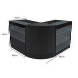 Hera LED Verkaufstheken-Set CM60 + K900 + C900 - Schwarz