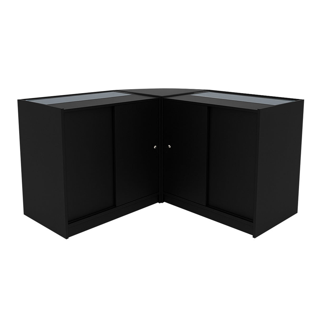 Andromeda LED Verkaufstheken-Set LM60 + C900 (2 Stück) – Schwarz