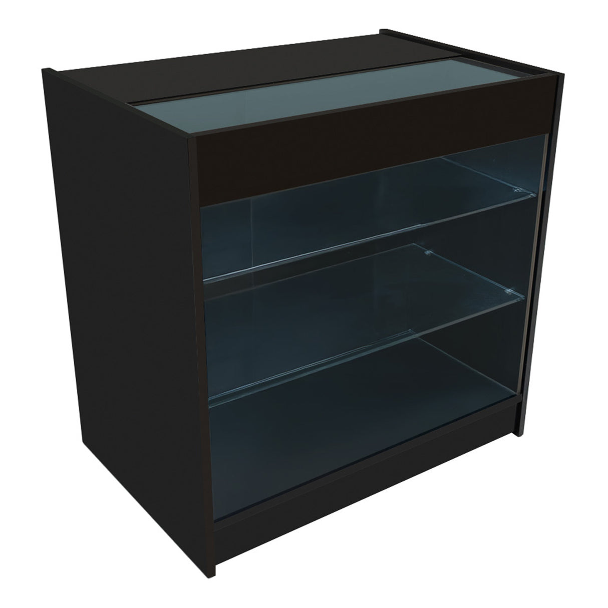 Polaris LED Verkaufstheken-Set CM60 + B900 + K900 + TB60 – Schwarz