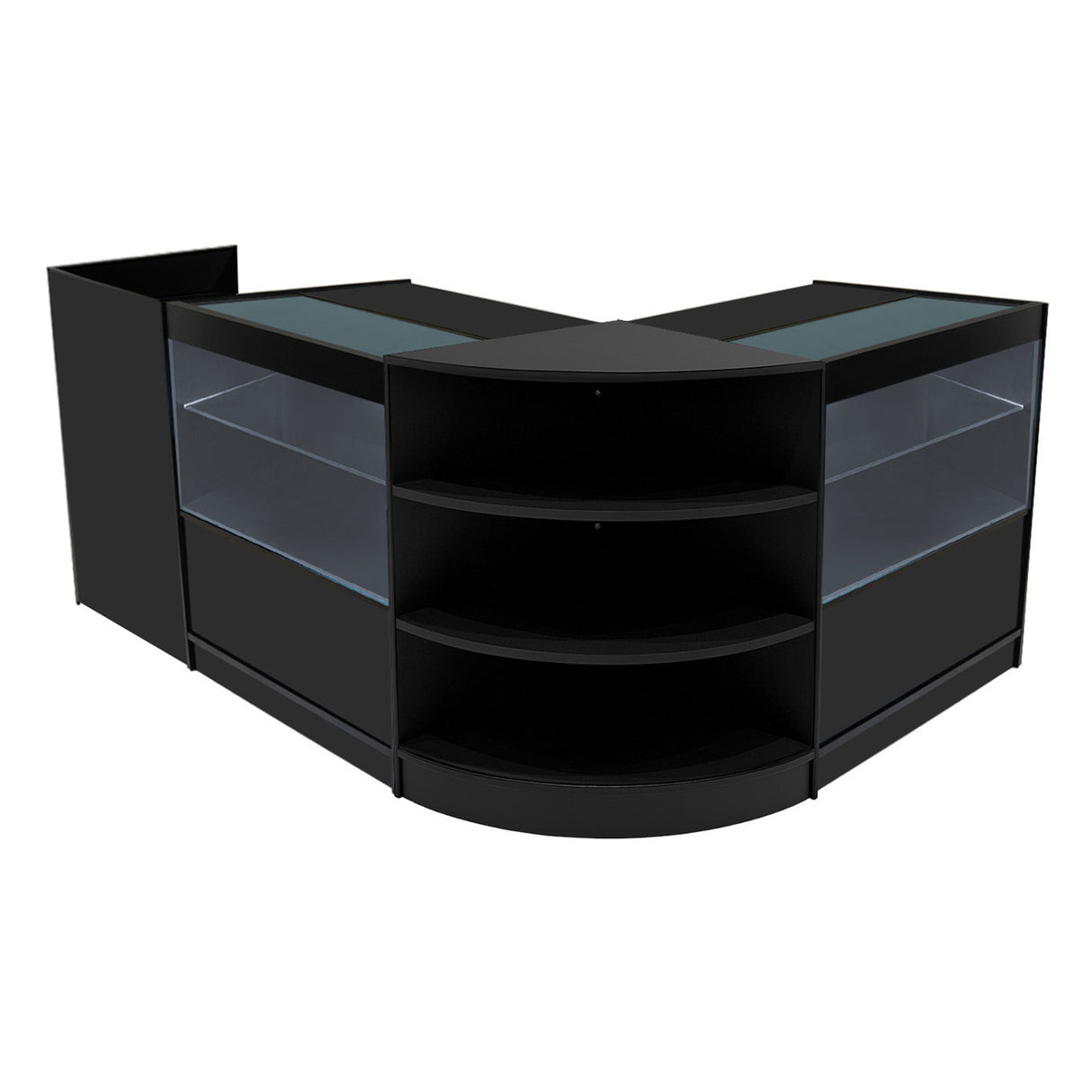 Eclipse LED Verkaufstheken-Set LM60 + C900 (2 Stück)+ TB60 – Schwarz