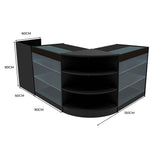 Astro LED Verkaufstheken-Set LM60 + K900 (2 Stück)+ TB60 – Schwarz
