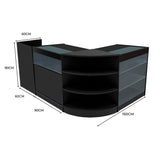 Hyperion LED Verkaufstheken-Set LM60 + B900 + K900 + TB60 – Schwarz