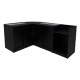 Theia LED Verkaufstheken-Set LM60 + C900 + K900 + TB60 – Schwarz