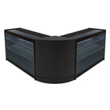 Helios LED Verkaufstheken-Set CM60 + K1200 (2 Stück) – Schwarz