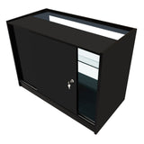 Helios LED Verkaufstheken-Set CM60 + K1200 (2 Stück) – Schwarz