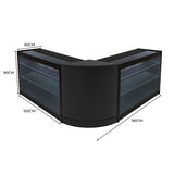 Helios LED Verkaufstheken-Set CM60 + K1200 (2 Stück) – Schwarz