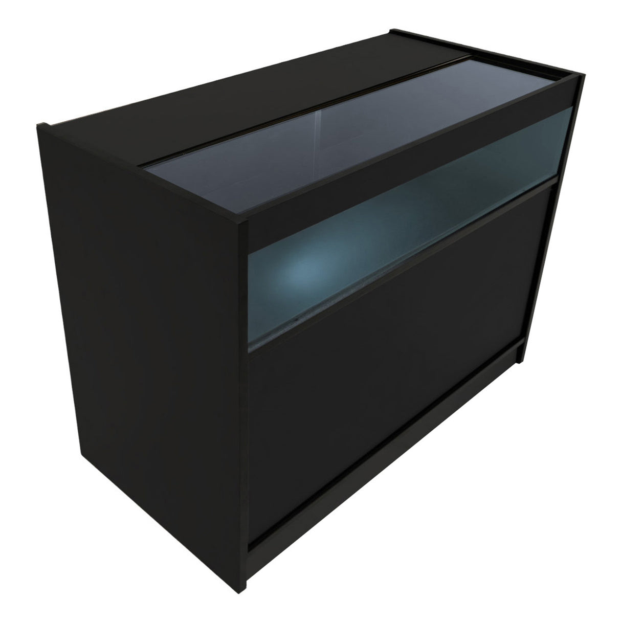 Adonis LED Ladentheke Set CM60 + B1200 + C1200 – Schwarz